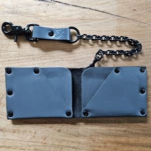 Rusty Butcher Limited Grey Leather Wallet